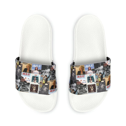 Lana Del Rey Album Cover Collage Youth Slide Sandals