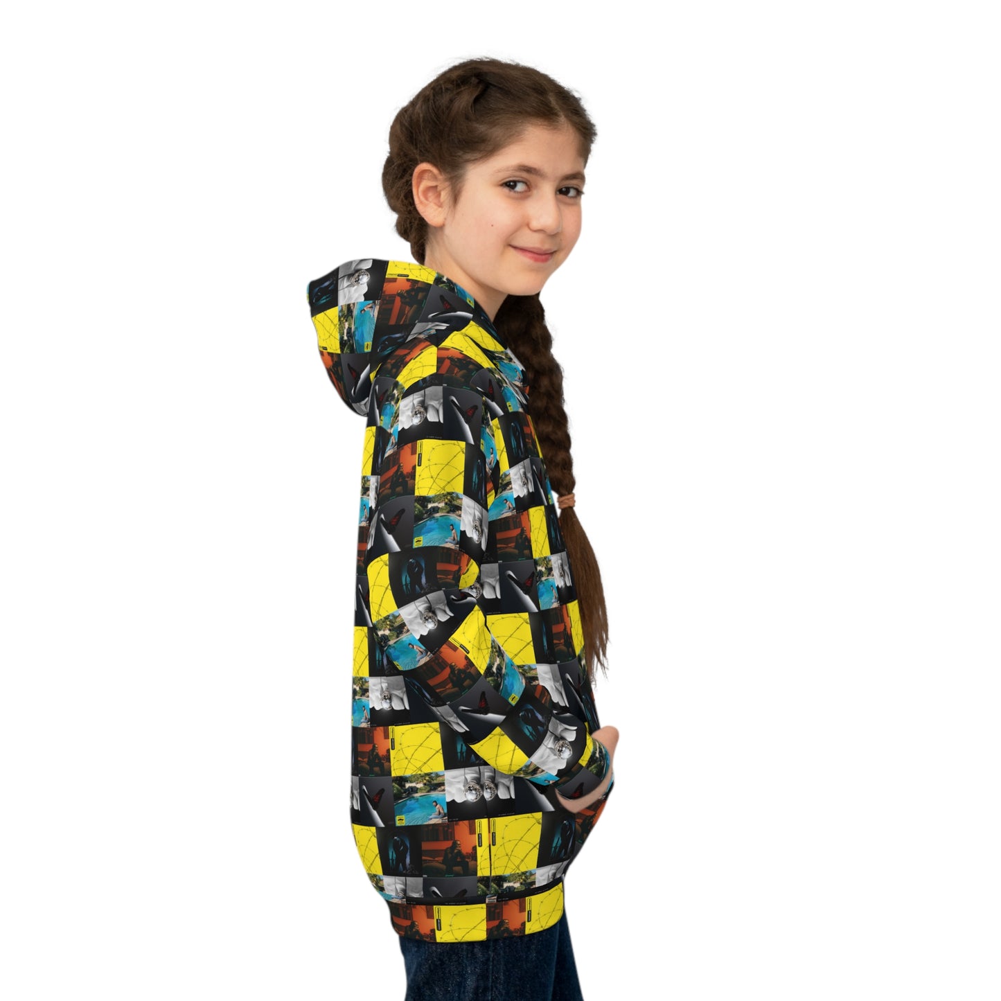 Post Malone Album Art Collage Kid's Hoodie