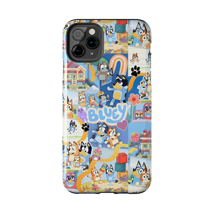 Bluey Playtime Collage Tough Phone Cases