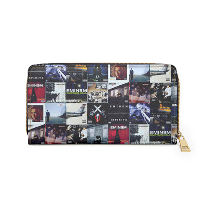 Eminem Album Art Cover Collage Zipper Wallet