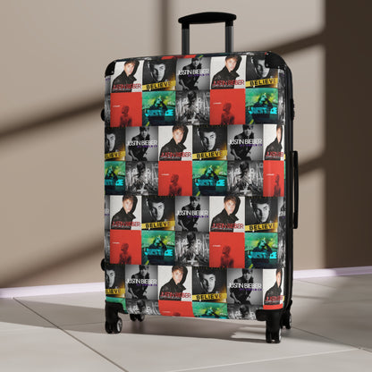 Justin Bieber Album Cover Collage Suitcase