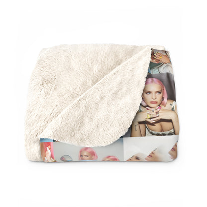 Anne Marie Therapy Mosaic Sherpa Fleece Blanket