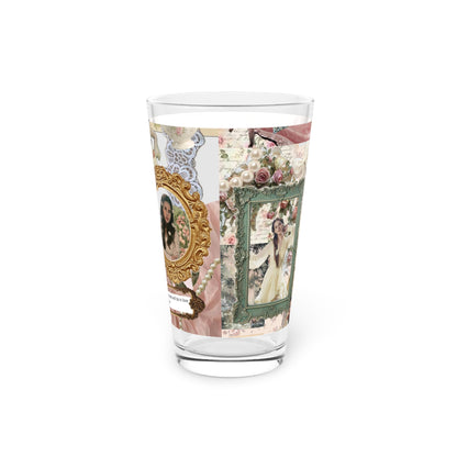 Lana Del Rey Victorian Collage Pint Glass