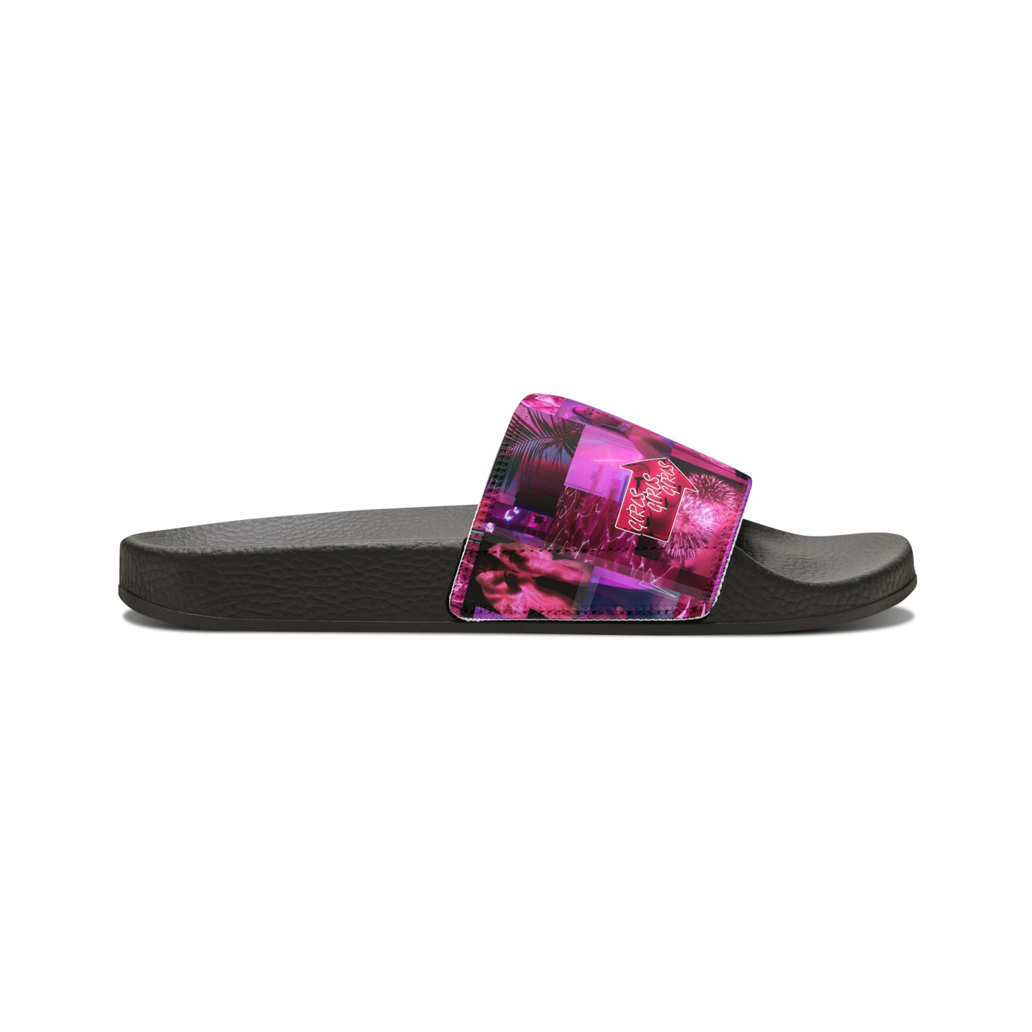 Ariana Grande 7 Rings Collage Women's Slide Sandals