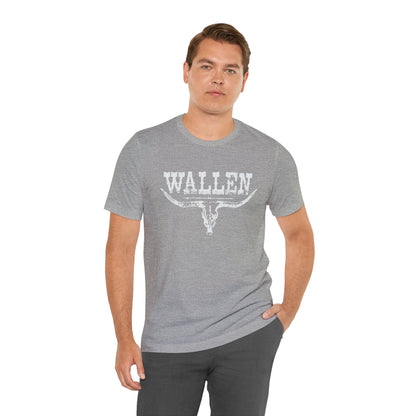 Morgan Wallen White Logo Unisex Jersey Short Sleeve Tee Shirt