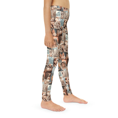 Sabrina Carpenter Peachy Princess Collage Youth Full-Length Leggings