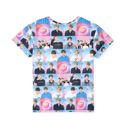 BTS World Mosaic Kids Sports Jersey