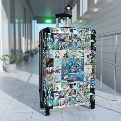 Hatsune Miku Album Cover Collage Suitcase