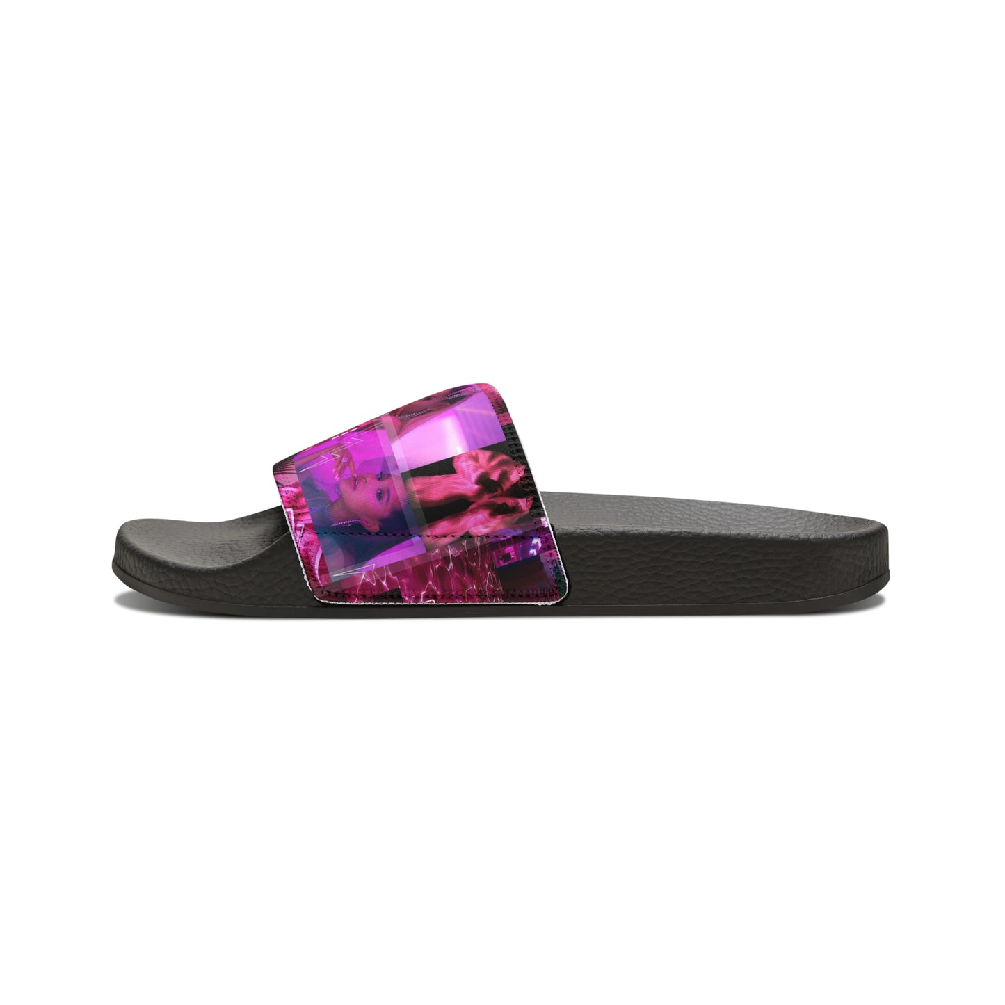 Ariana Grande 7 Rings Collage Youth Slide Sandals