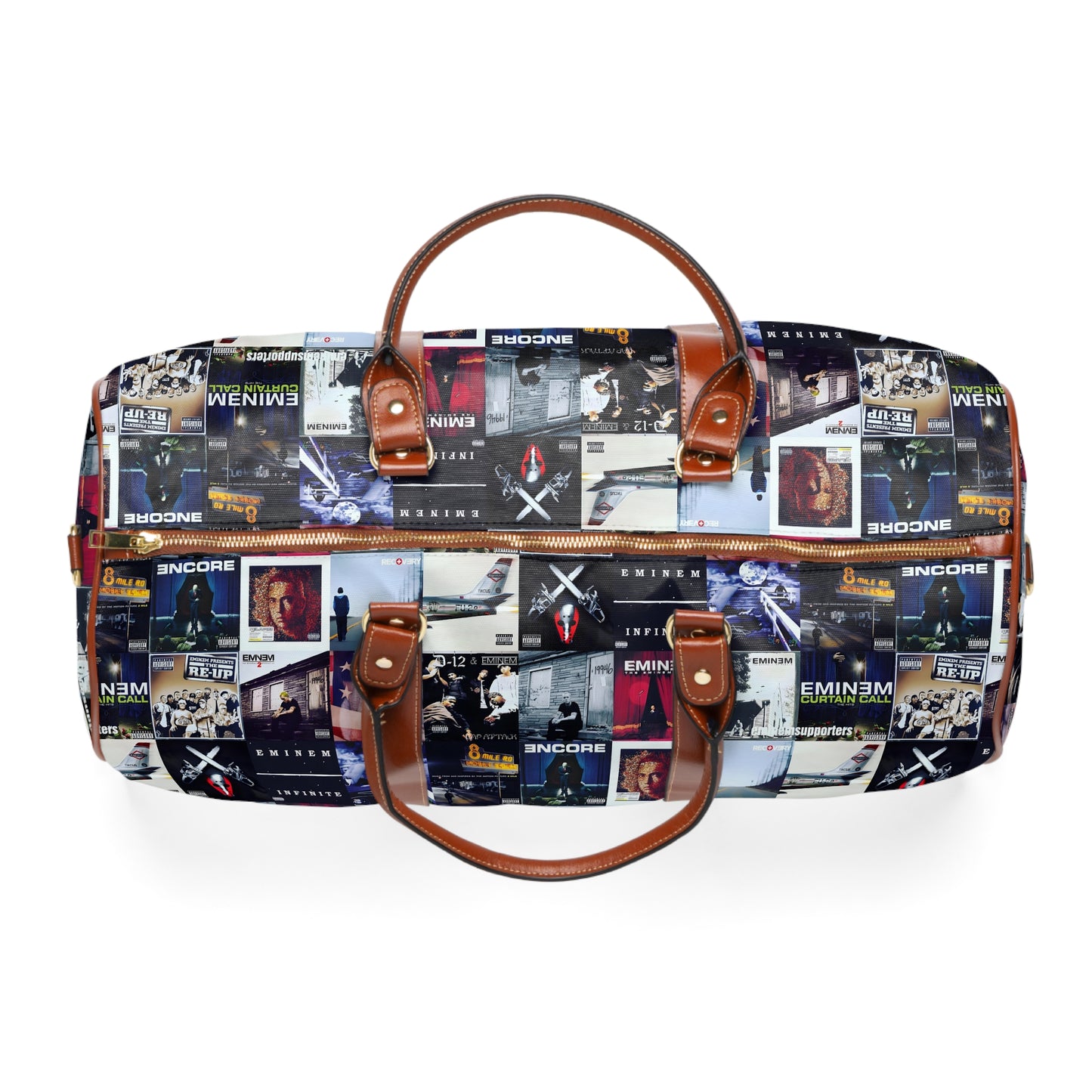 Eminem Album Art Cover Collage Waterproof Travel Bag