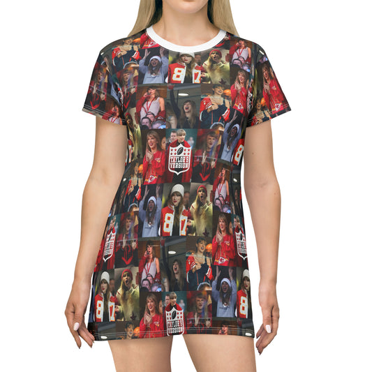 Taylor Swift Chiefs Fan Taylor's Version T-Shirt Dress