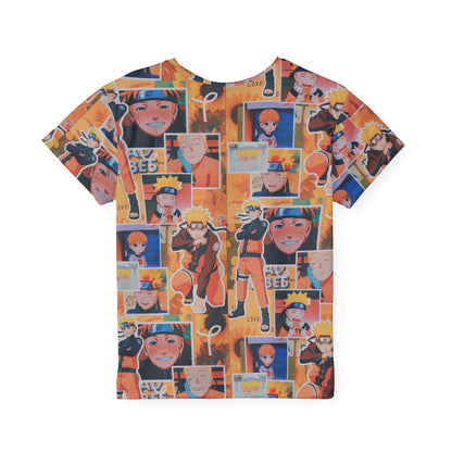 Naruto Uzumaki Sunflower Blaze Collage Kids Sports Jersey