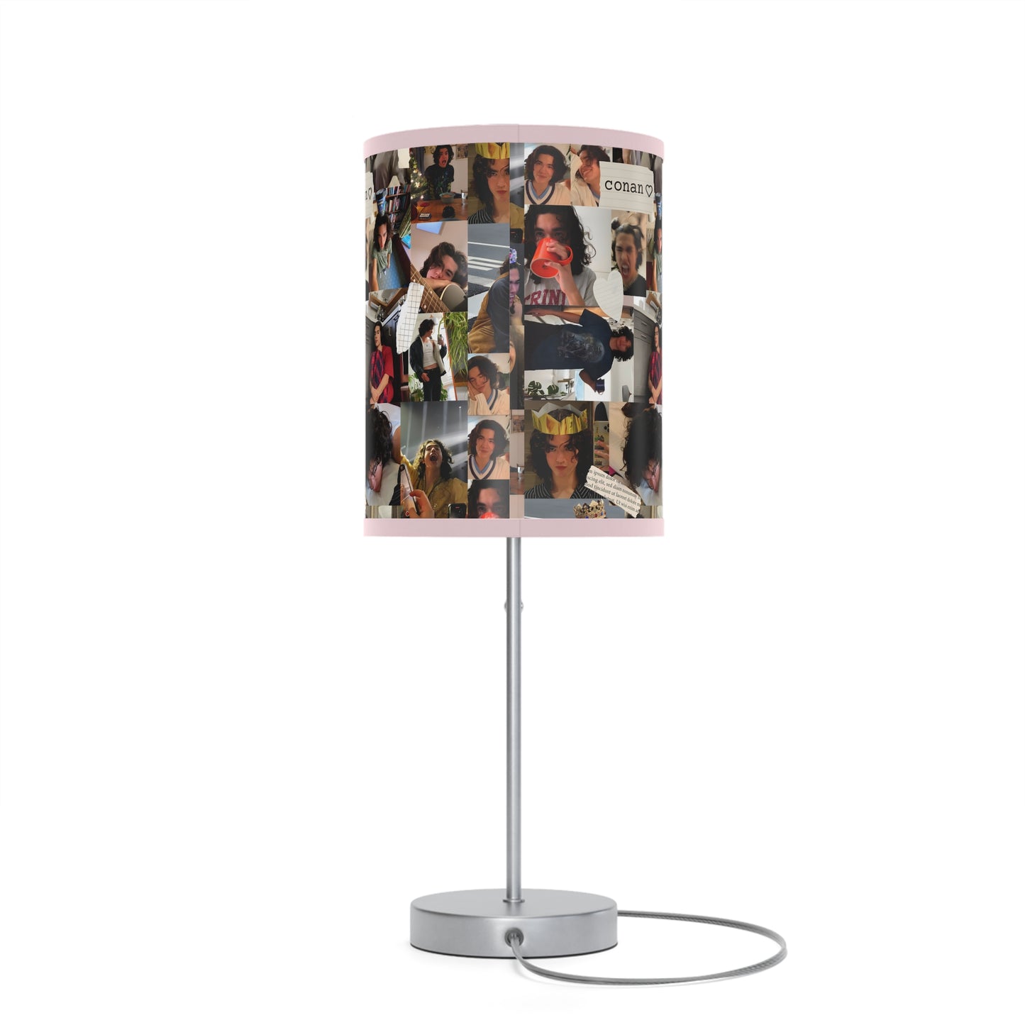 Conan Grey Being Cute Photo Collage Lamp on a Stand