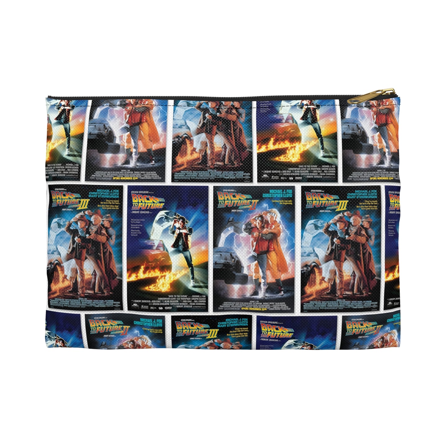 Back To The Future Movie Posters Collage Accessory Pouch