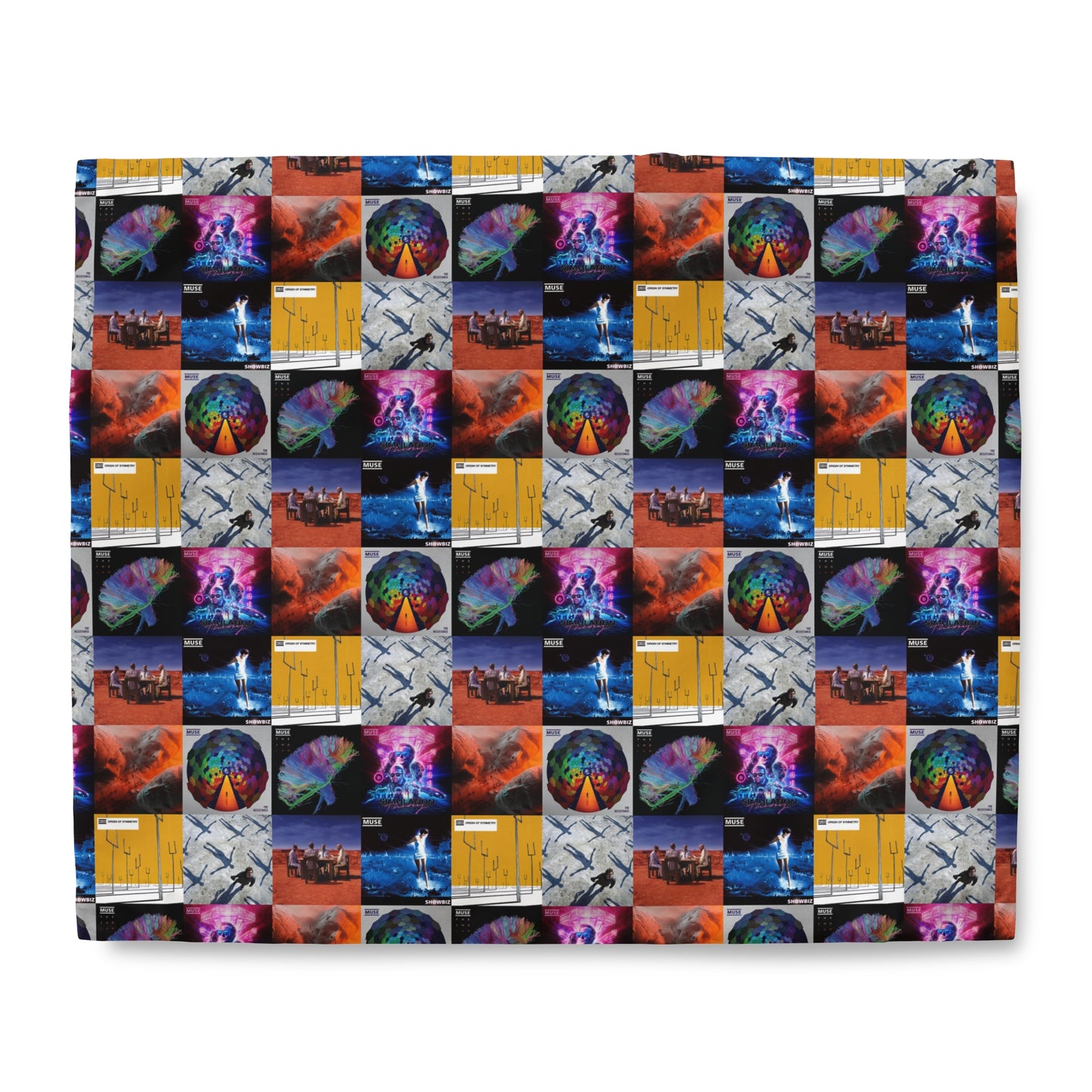 Muse Album Cover Collage Duvet Cover