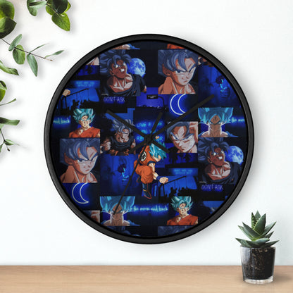 Dragon Ball Z Saiyan Moonlight Collage Wall Clock