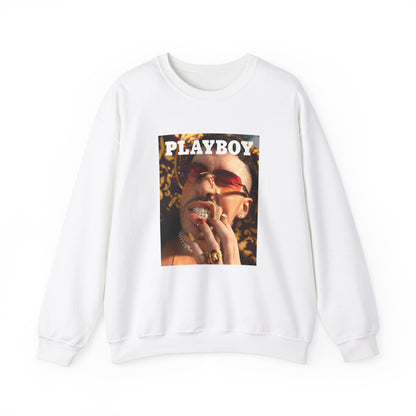 Bad Bunny Playboy Cover Unisex Heavy Blend Crewneck Sweatshirt