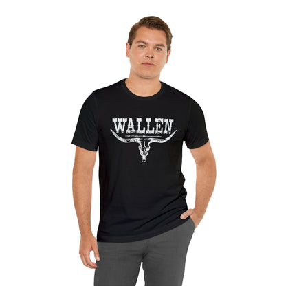 Morgan Wallen White Logo Unisex Jersey Short Sleeve Tee Shirt