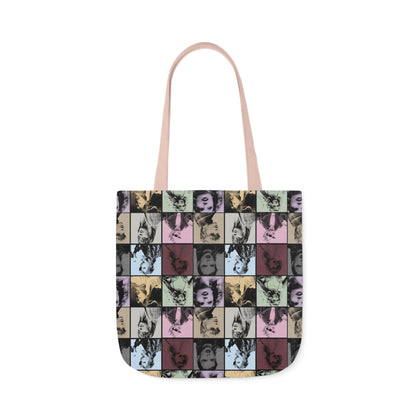 Taylor Swift Eras Collage Polyester Canvas Tote Bag