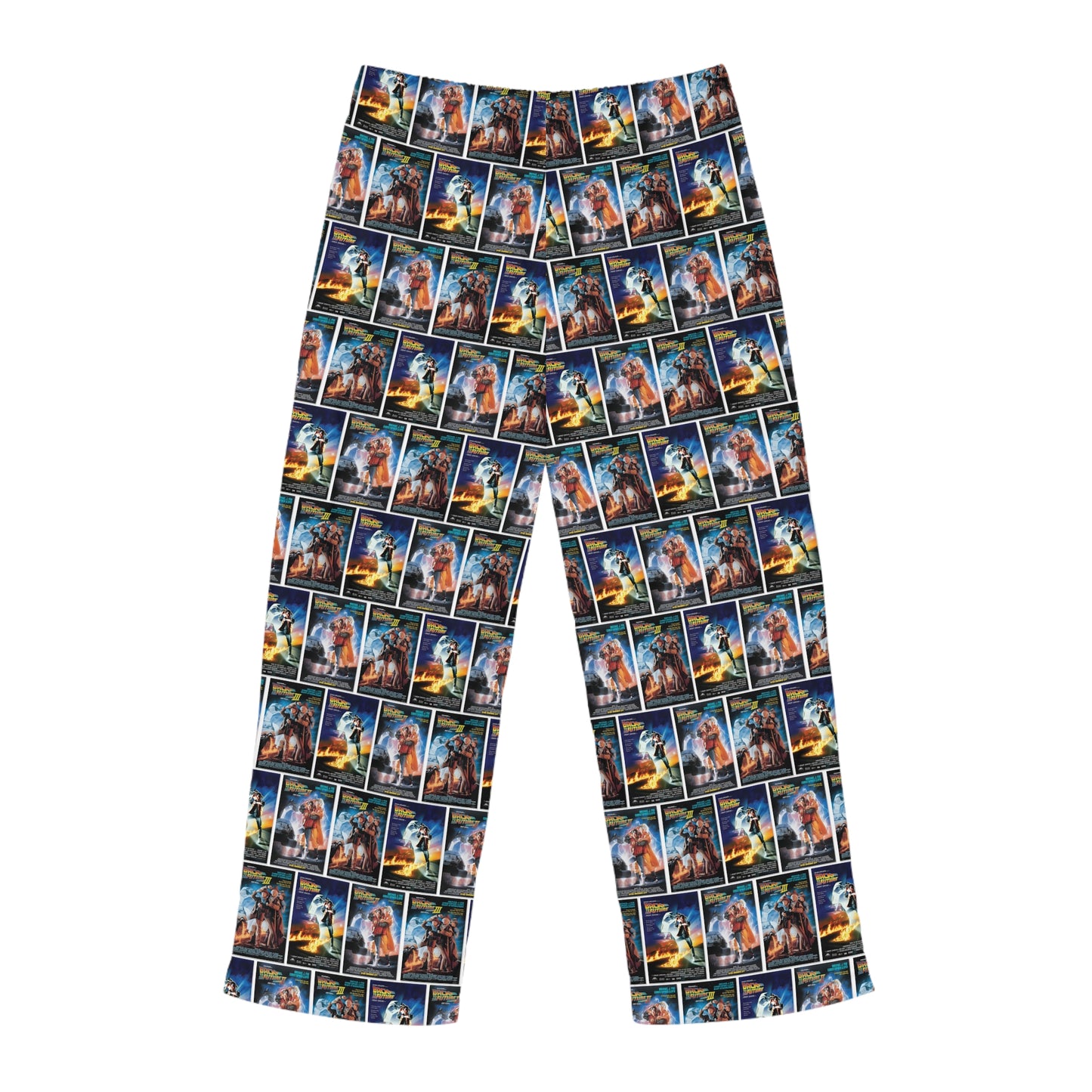 Back To The Future Movie Posters Collage Men's Pajama Pants