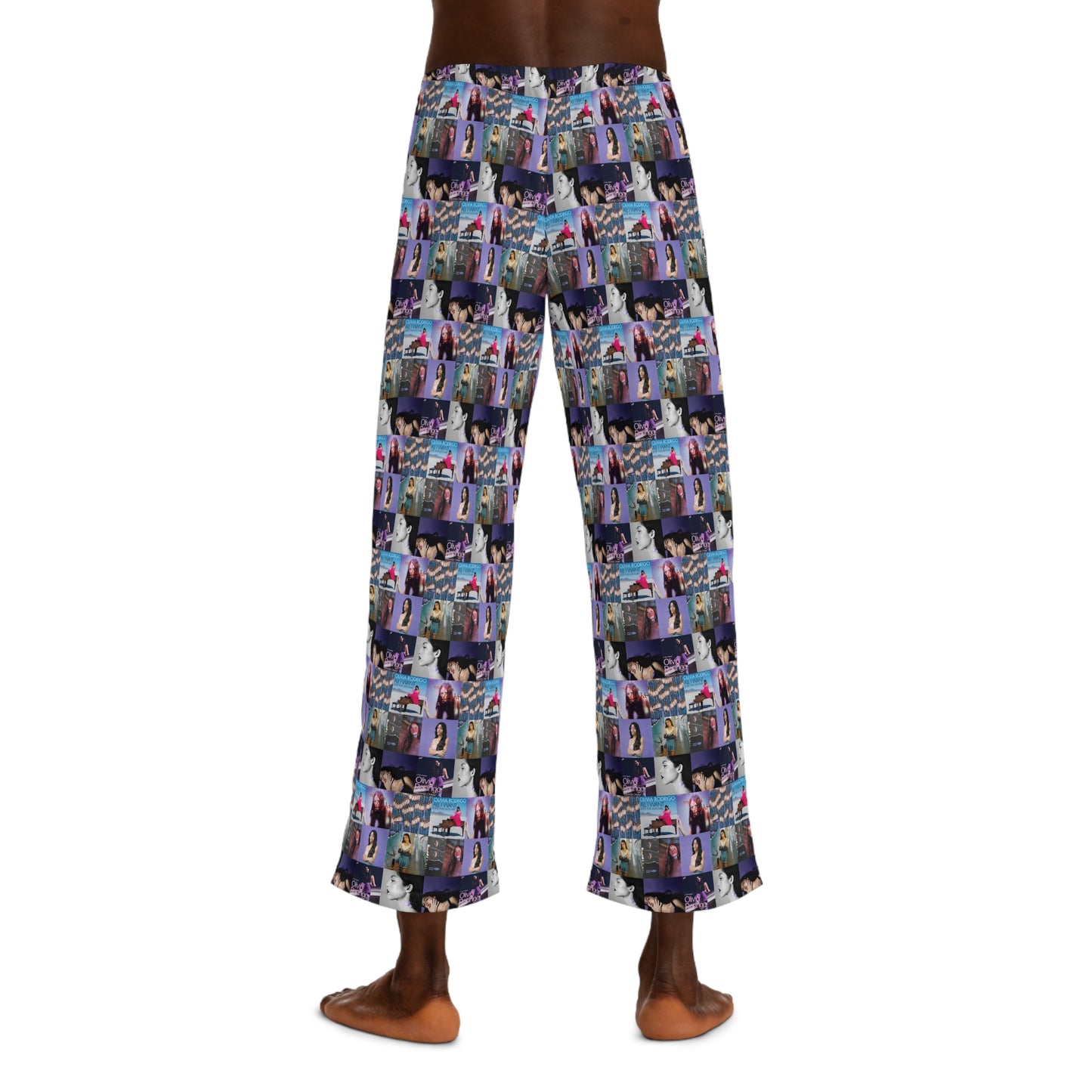 Olivia Rodrigo Album Cover Art Collage Men's Pajama Pants