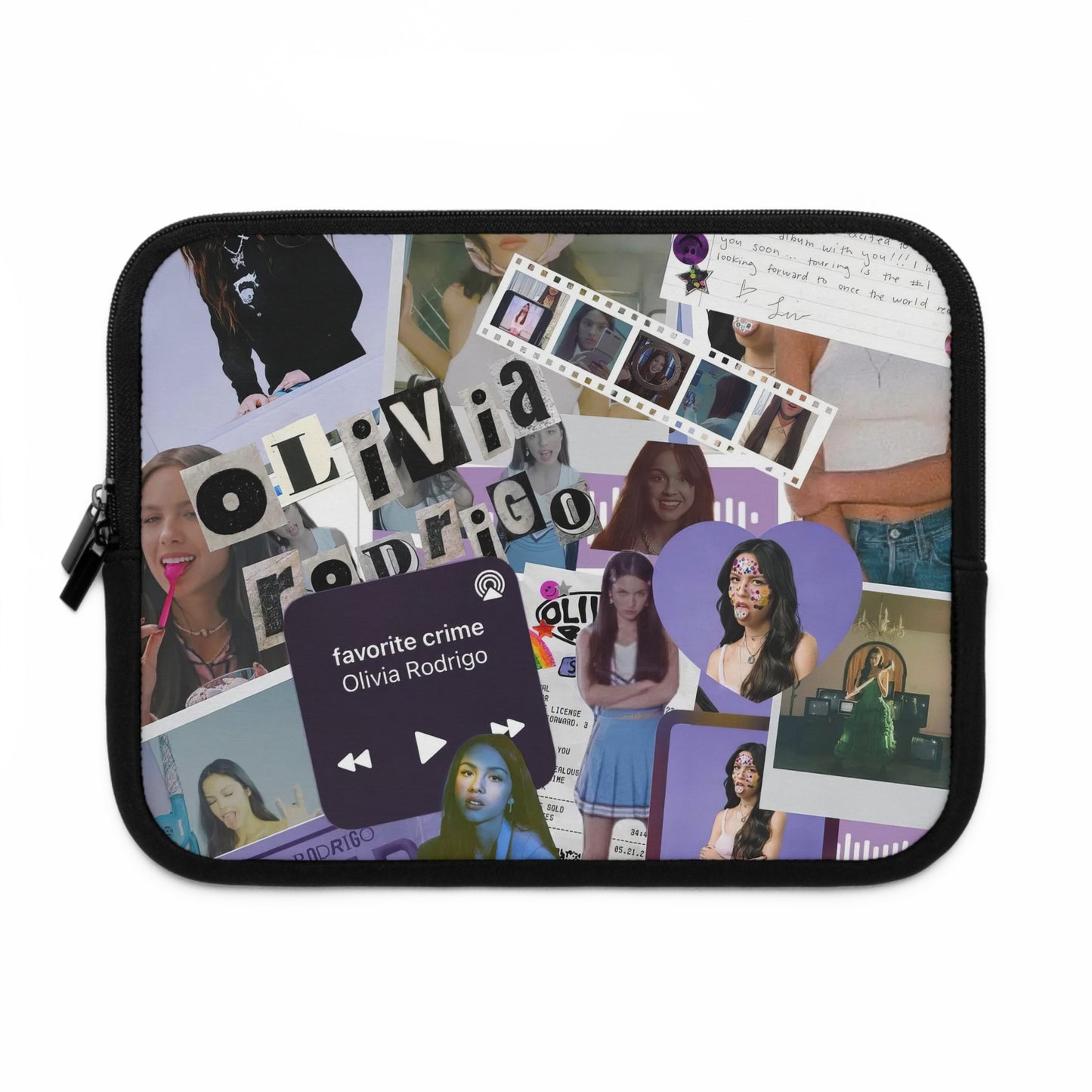 Olivia Rodrigo Deja Vu Collage Laptop Sleeve