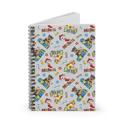 Paw Patrol Puppy Playtime Spiral Notebook - Ruled Line