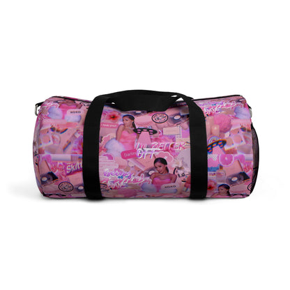 Ariana Grande Purple Vibes Collage Duffel Bag