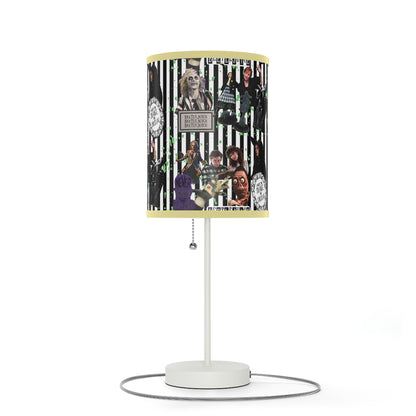 Beetlejuice Strange And Unusual Collage Lamp on a Stand