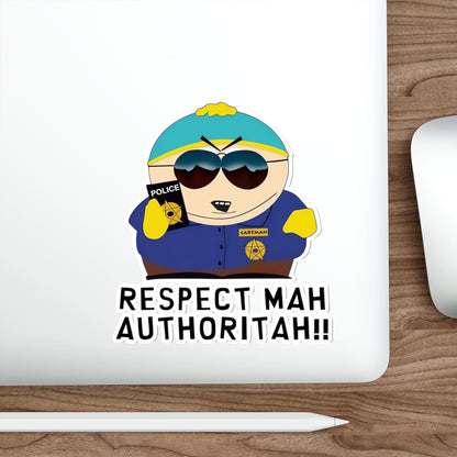 South Park Cartman Respect Mah Autheritah! Die-Cut Stickers