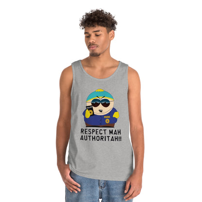 South Park Cartman Respect Mah Autheritah! Unisex Heavy Cotton Tank Top