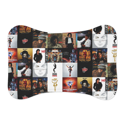 Michael Jackson Album Cover Collage Pet Feeding Mats