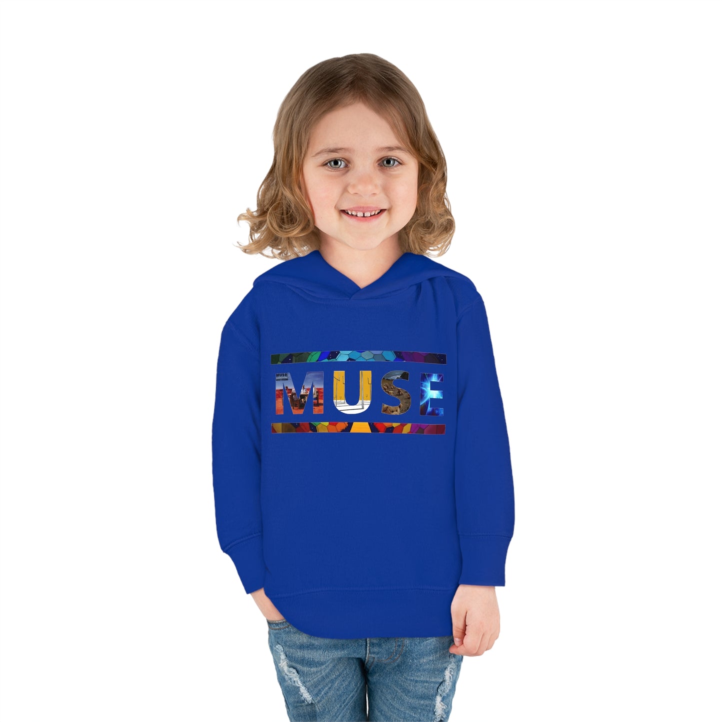 Muse Album Art Letters Toddler Pullover Fleece Hoodie