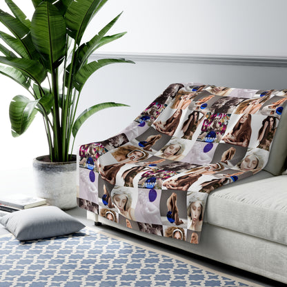 Lady Gaga ARTPOP Mosaic Sherpa Fleece Blanket