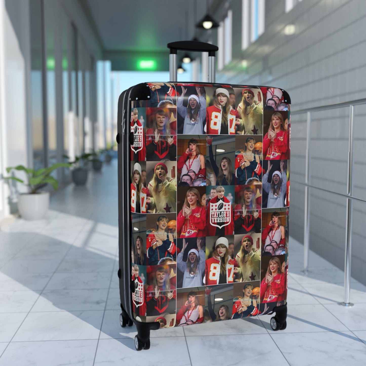 Taylor Swift Chiefs Fan Taylor's Version Suitcase