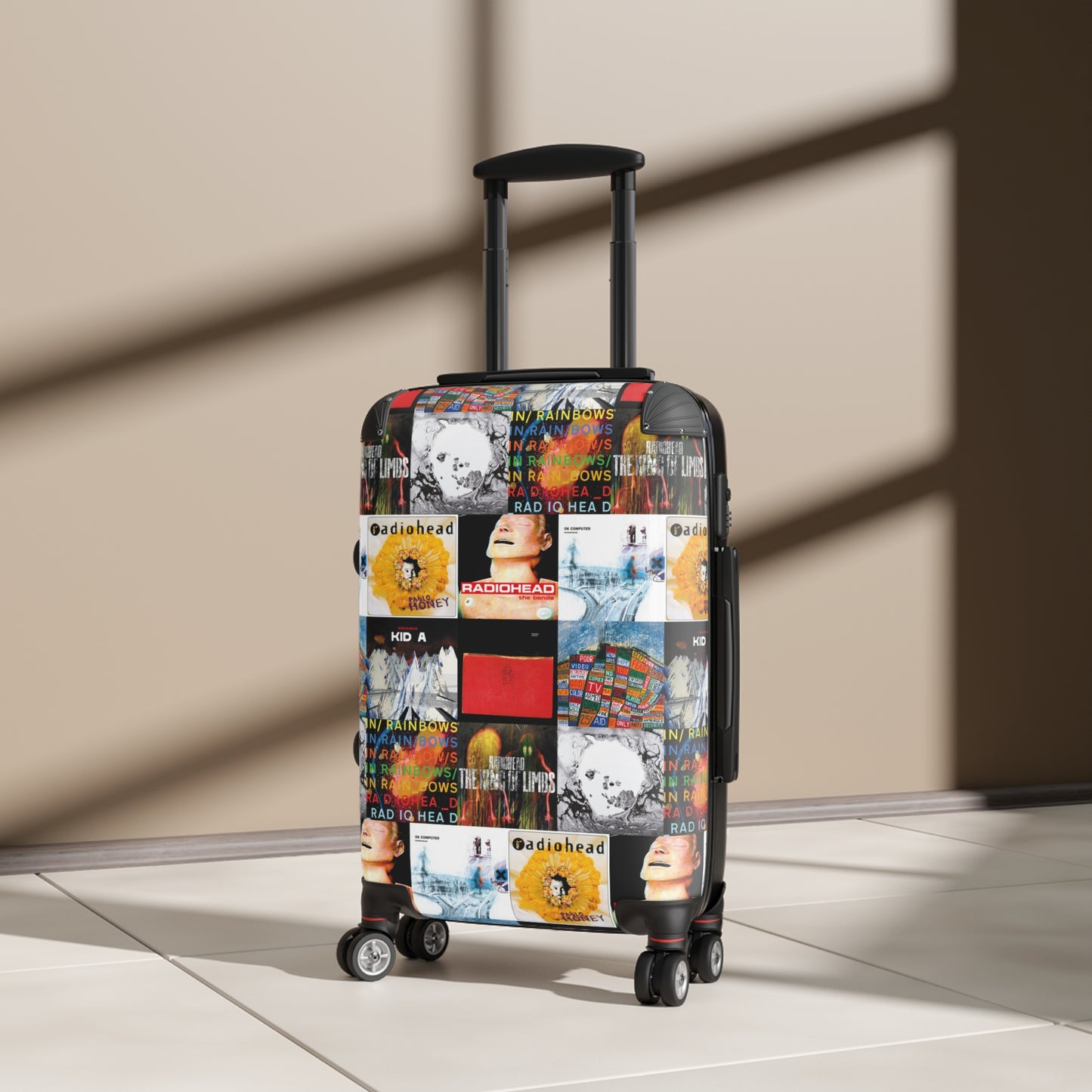 Radiohead Album Cover Collage Suitcase