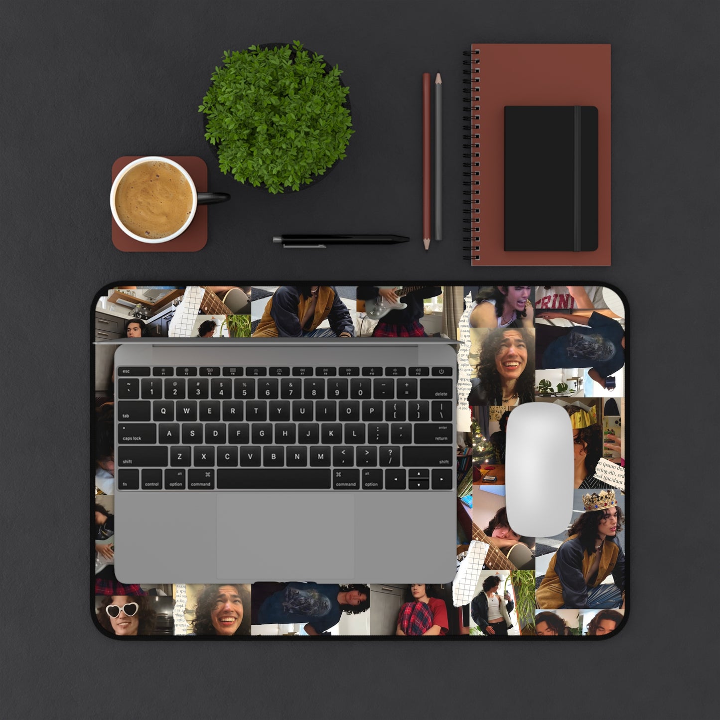 Conan Grey Being Cute Photo Collage Desk Mat