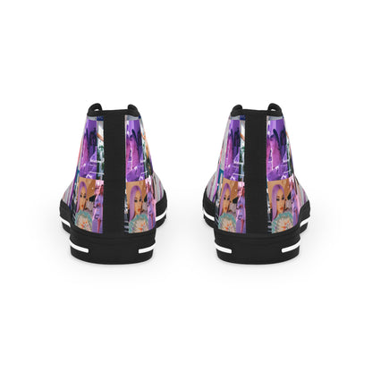 Ava Max Belladonna Photo Collage Men's High Top Sneakers