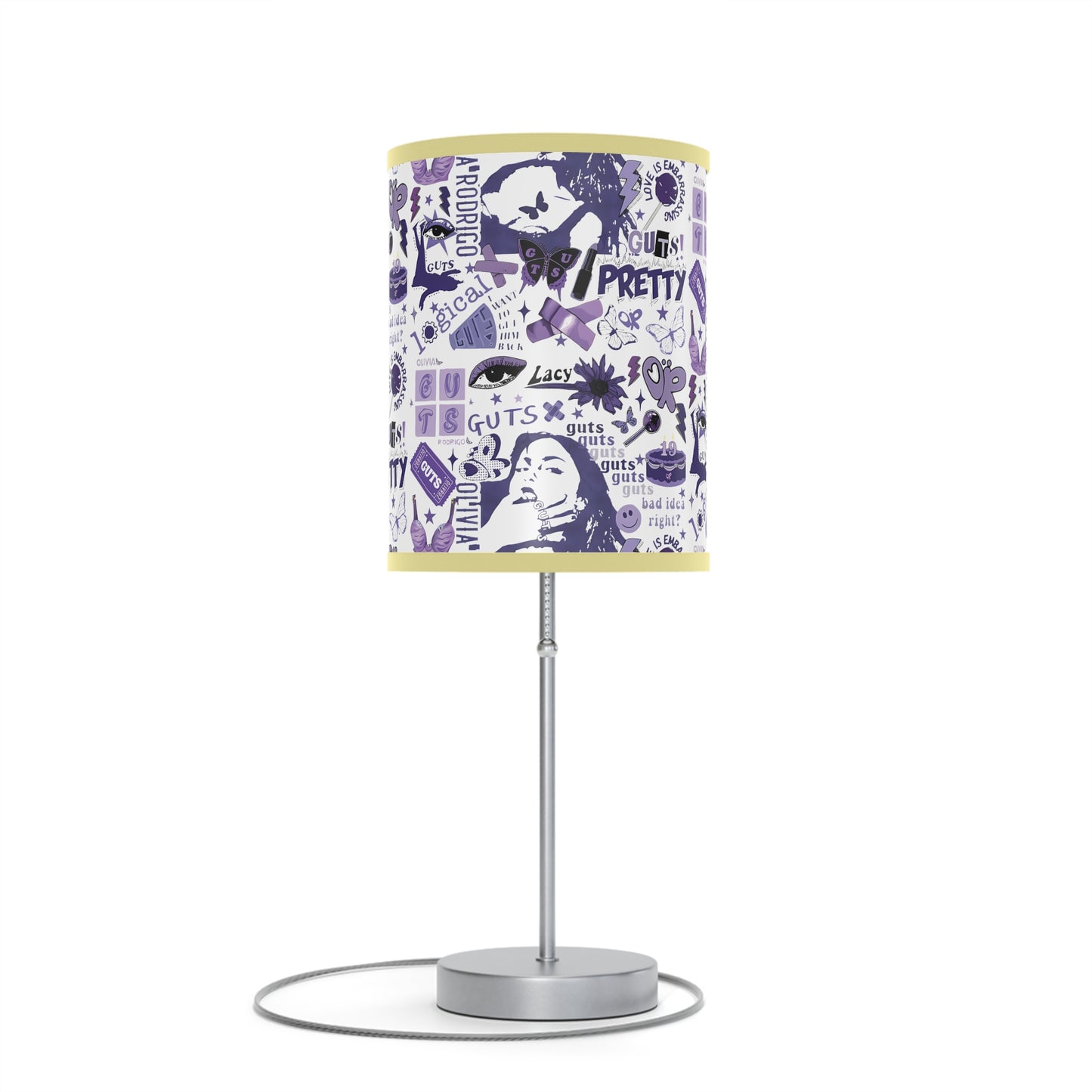 Olivia Rodrigo Guts Tour Collage Lamp on a Stand