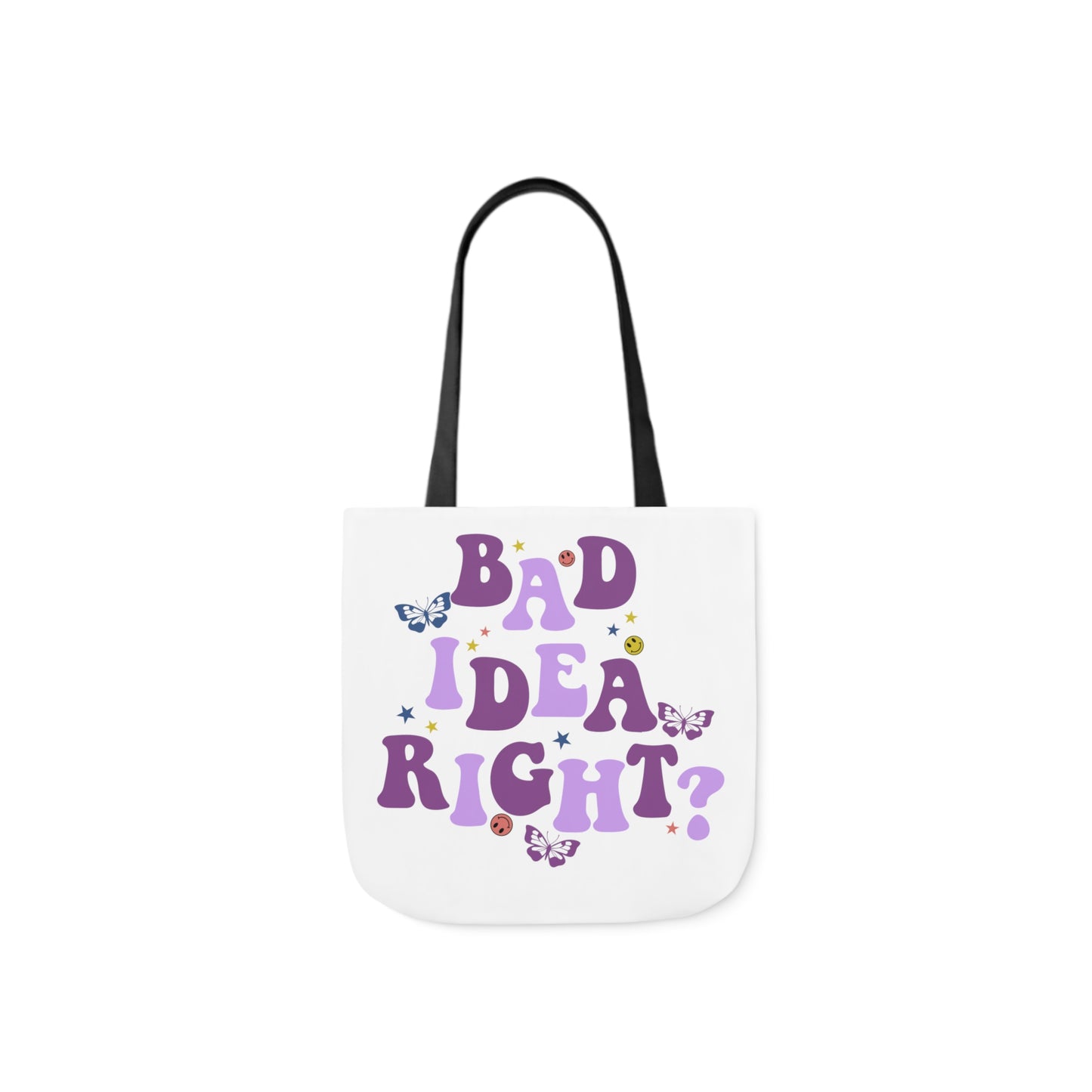 Olivia Rodrigo Bad Idea Right? Polyester Canvas Tote Bag