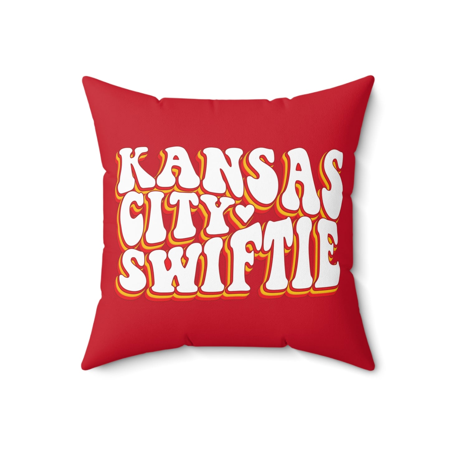 Taylor Swift Kansas City Swiftie Spun Polyester Square Pillow