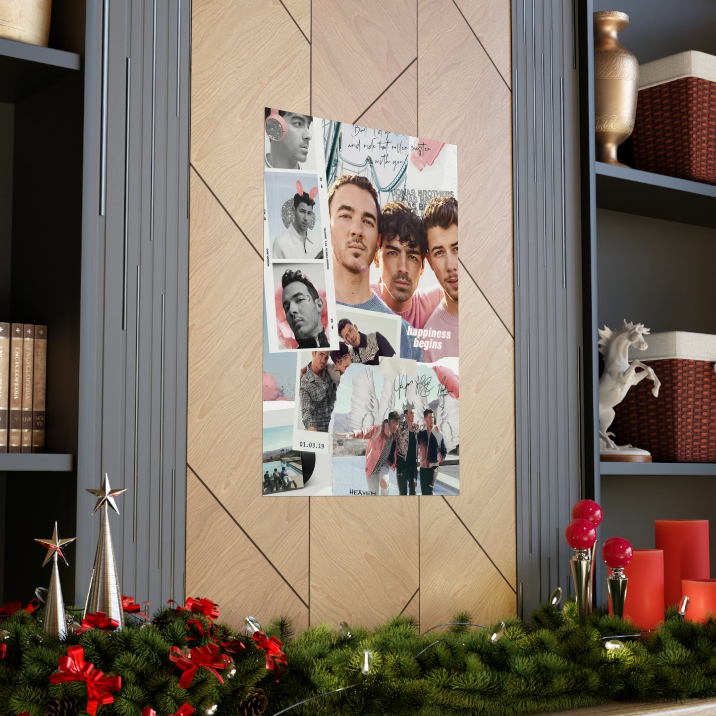 Jonas Brothers Happiness Begins Collage Matte Poster