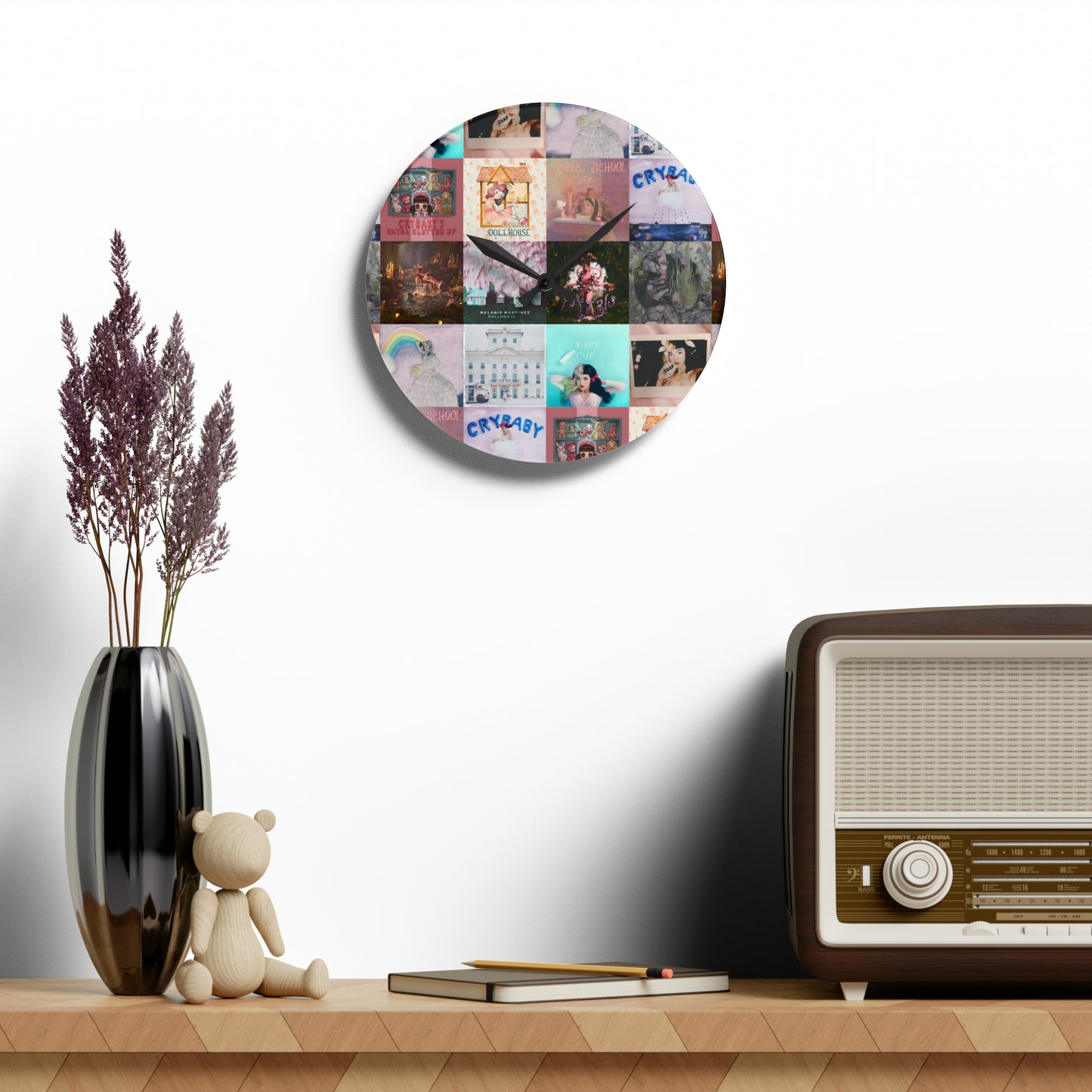 Melanie Martinez Album Art Collage Acrylic Wall Clock