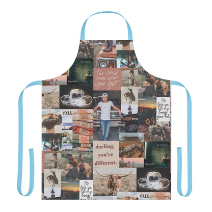 Morgan Wallen Darling You're Different Collage Apron