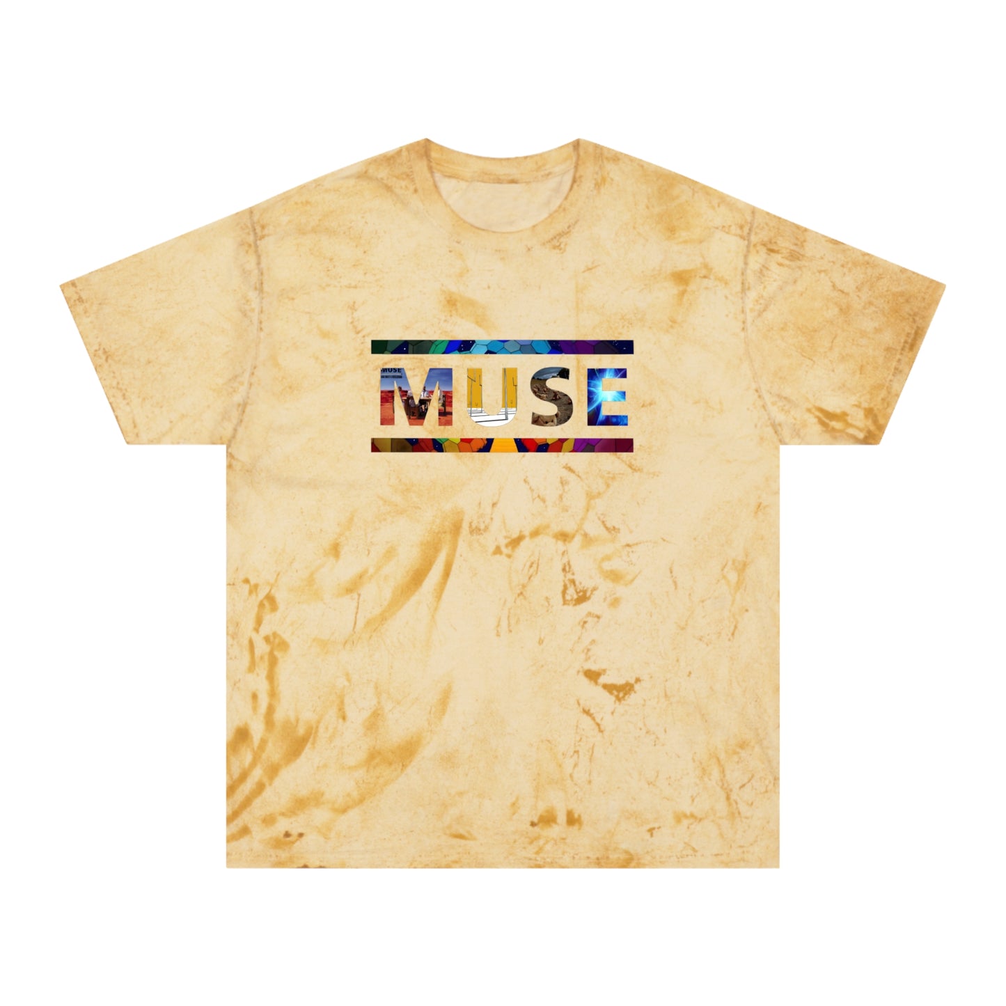 Muse Album Art Letters Unisex Color Blast T-Shirt