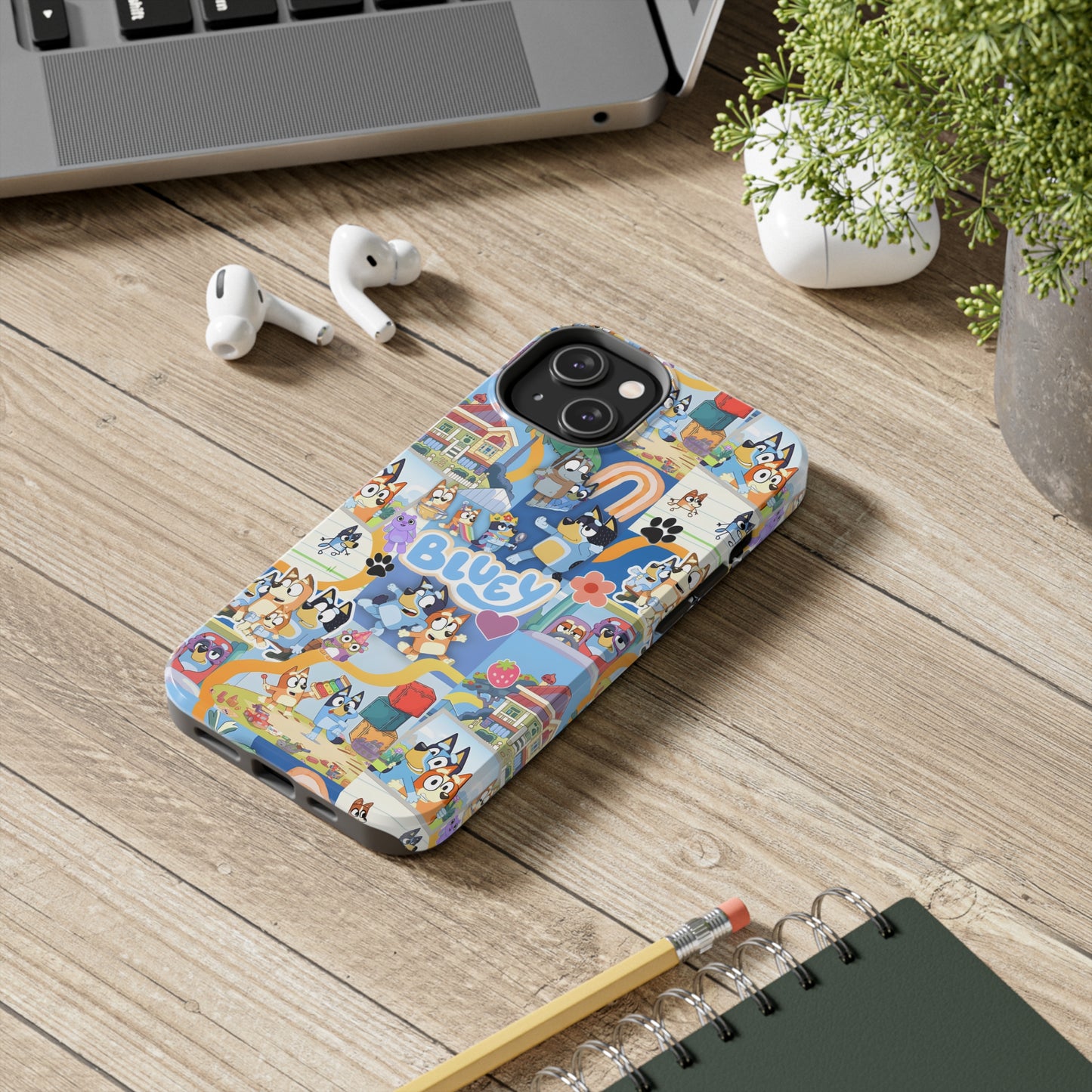 Bluey Playtime Collage Tough Phone Cases