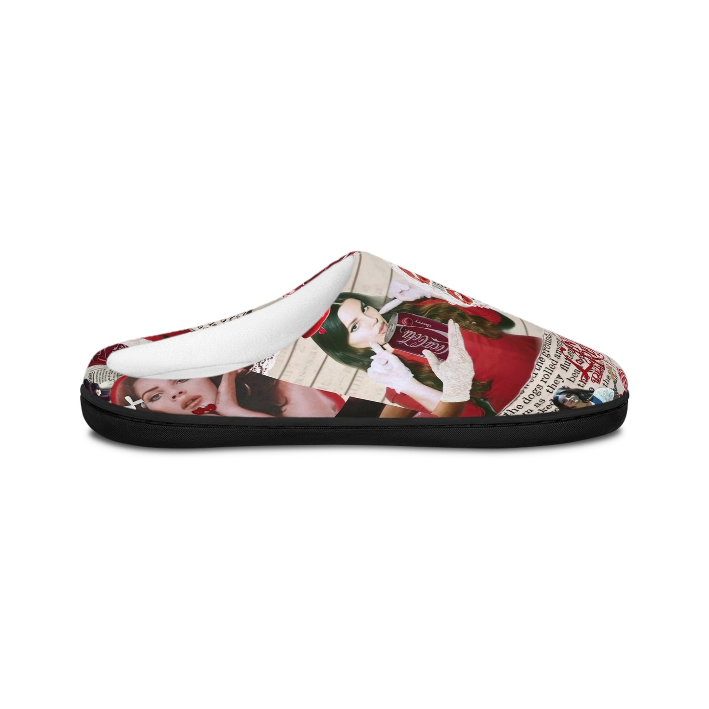 Lana Del Rey Cherry Coke Collage Women's Indoor Slippers