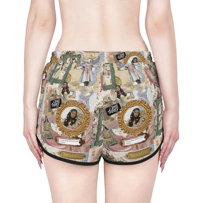 Lana Del Rey Victorian Collage Women's Relaxed Shorts