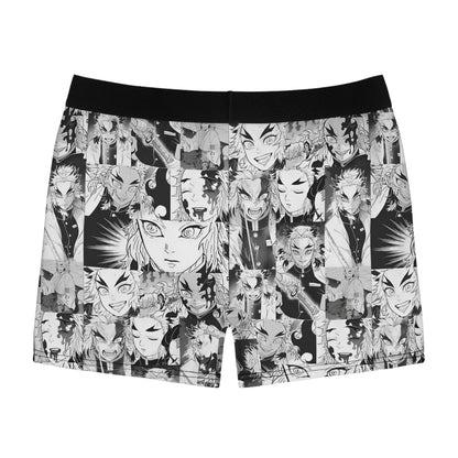 Demon Slayer Kyojuro Rengoku Collage Men's Boxer Briefs