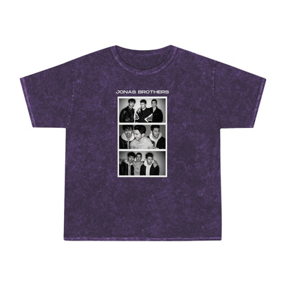 Jonas Brothers Photo Booth Unisex Mineral Wash Vintage Tee Shirt